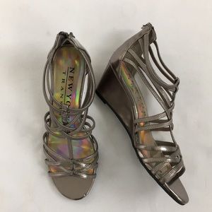 New York Transit, Metallic Sandals